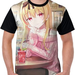 Men Printed Hajime Nagumo Anime Short Sleeve 3D Anime Shirt