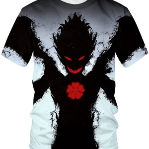 Men Women Black Clover 3D Anime Shirt Printed Casual 3D Anime Shirt Top