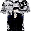 Men's Japanese 3D Anime Shirt,Jujutsu Kaisen