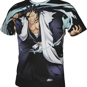 Men's Kenpachi Zaraki Unisex Print 3D Anime Shirt for Mens Teens