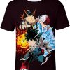 Men's My Hero Academia Japanese 3D Anime Shirt