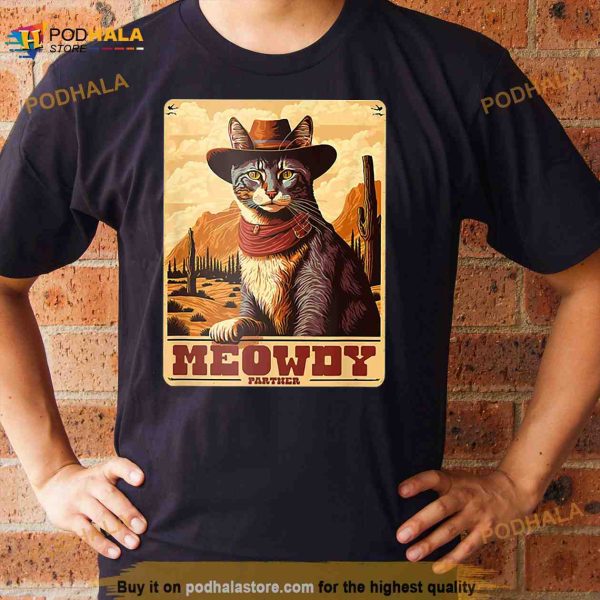 Meowdy Partner Cowboy Hat Shirt