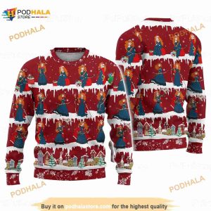 Merida Disney 3D Funny Ugly Sweater