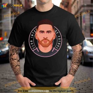 Messi For Miami Vintage Football T Shirt 3