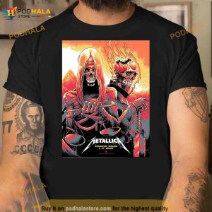 Metallica M72 World Tour 2023 No Repeat Weekend Download Fest M72 Donington England T Shirt 2