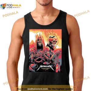 Metallica M72 World Tour 2023 No Repeat Weekend Download Fest M72 Donington England T Shirt 3