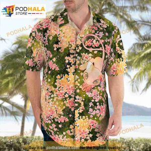 Mew Summer Flowers Beach New Pokemon 3d Funny Hawaiian Shirt 4