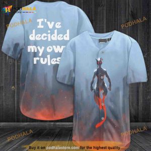 Mewtwo I've Decided My Own Rules All Over Print 3d 3D Baseball Jersey
