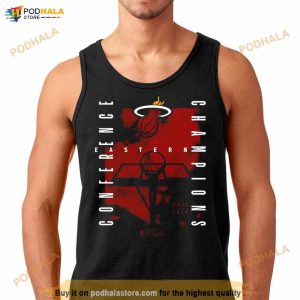 Miami Heat 2023 Eastern Conference Champions Free Throw Courtside Shirt