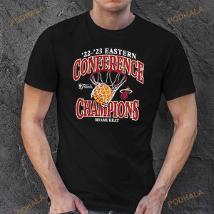 Miami Heat 2023 Eastern Conference Champions Pass Hoops Shirt 2