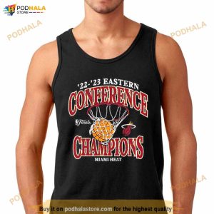 Miami Heat 2023 Eastern Conference Champions Pass Hoops Shirt 3