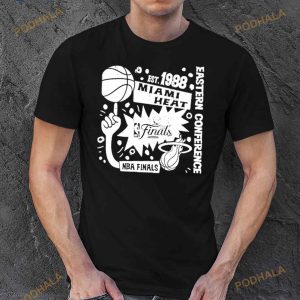 Miami Heat 2023 Nba Finals Flowy Off Shoulder Shirt 2