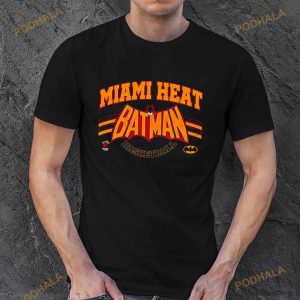 Miami Heat Batman Basketball 2023 Shirt 3