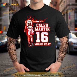 Miami Heat Caleb Martin Nba Player Shirt 3