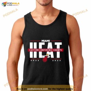 Miami Heat Islide Youth 2023 Nba Eastern Conference Champions Shirt 1