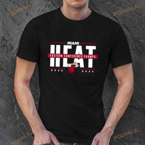 Miami Heat Islide Youth 2023 Nba Eastern Conference Champions Shirt 3