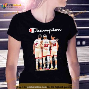 miami Heat Love Butler and Herro Champions 2023 signatures Shirt