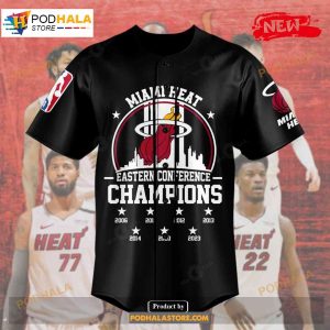 Miami Heat Nba Eastern Conference Champions 2023 Black Luxury Jersey 2
