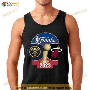 Miami Heat Vs Denver Nuggets 2023 NBA Finals Dueling Shirt
