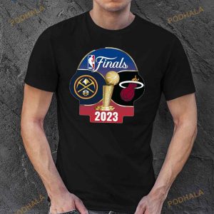 Miami Heat Vs Denver Nuggets 2023 Nba Finals Dueling Shirt 2