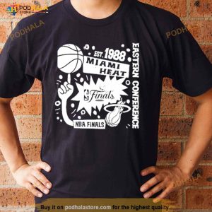 Miami Heat Women's 2023 Nba Finals Flowy Off Shoulder Shirt 2