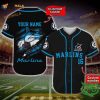 Miami Marlins 3D Baseball Jersey Personalized Gift, Custom Name Number