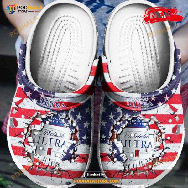 Michelob Ultra For Unisex & Kids Crocs Clog Shoes