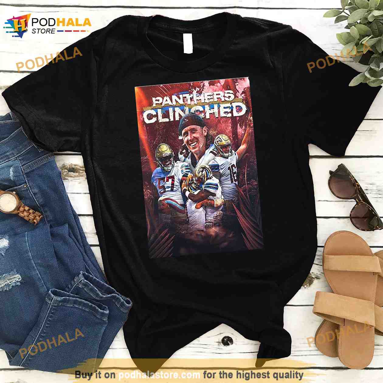 Michigan Panthers Clinched 2023 USFL Playoffs Shirt Michigan Panthers Clinched 2023 USFL Playoffs Shirt