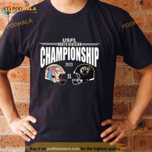 Michigan Panthers Vs Pittsburgh Maulers 2023 Usfl North Division Champions Shirt 2