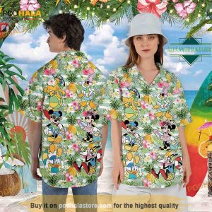 Mickey And Friends Disney Hawaiian Shirt, Disneyland Summer Vacation Gift