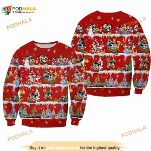 Mickey And Friends Santa Claus Disney Sweater
