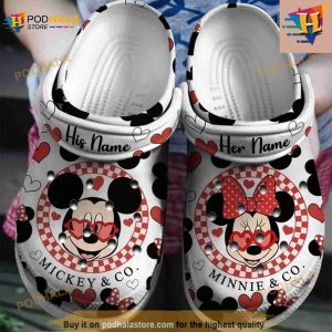 Mickey And Minnie Movie Clog Adult Size Crocs Clog Shoes