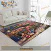 Mickey And Minnie Sweetheart Cafe Christmas Gift Rug Living Room Rug Home Decor Floor Decor