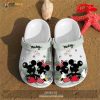 Mickey Eiffel Tower Rubber Comfy Footwear For Unisex & Kids Crocs Clog Shoes