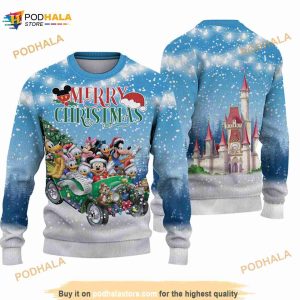 Mickey & Friends Merry Christmas Disney 3D Sweater