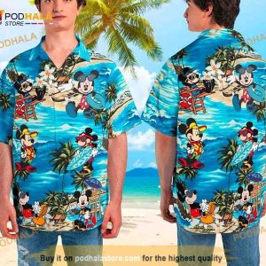 Mickey Hawaii Shirt, Disneyland Shirt, Mickey Aloha Shirt, Disney Hawaiian Shirt, Hawaii Family Shirts