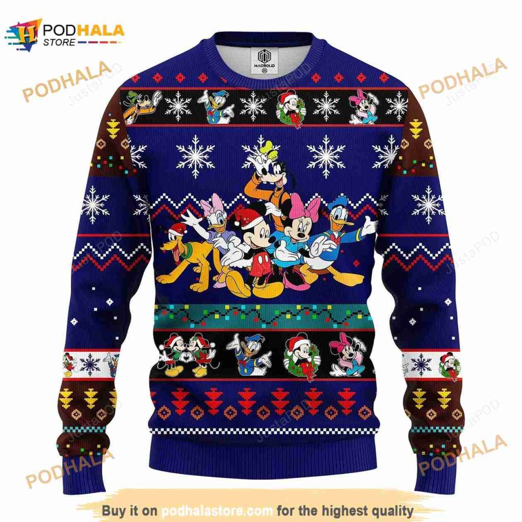 Mickey Mouse And Friends Disney Ugly Sweater Christmas