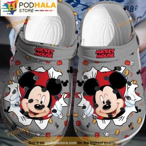 Mickey Mouse Fans Disney 3D Crocs, Funny Crocs