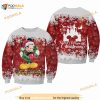 Mickey Mouse Happy Holiday Castle Xmas Disney 3D Sweater