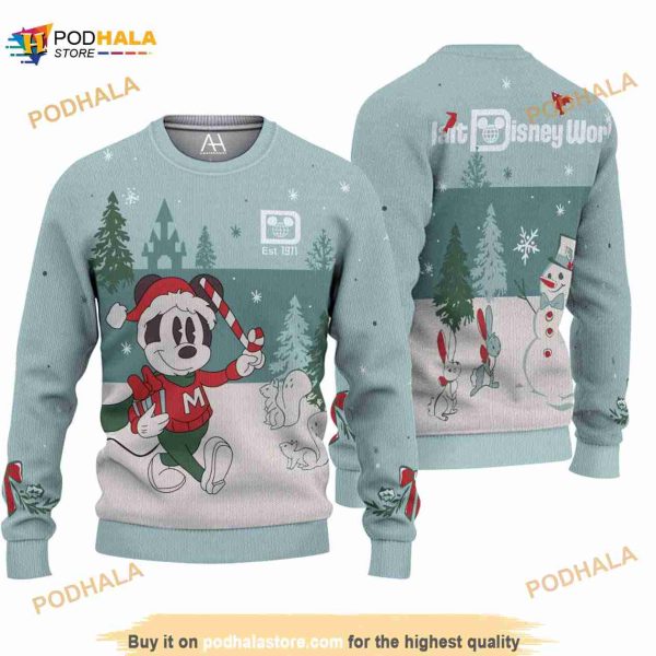 Mickey Mouse Holiday Spirit Jersey Christmas Sweater