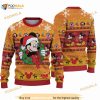 Mickey Mouse Love Knitted Ugly Sweater Christmas Xmas Is Here Knitted Wool 3D Sweater