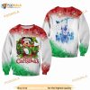 Mickey Mouse Pattern Xmas White 2023 Christmas Disney Cartoon Sweater