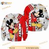 Mickey Red Comic Book Patterns Disney 3D Sweater