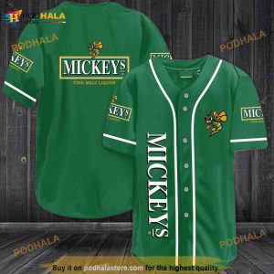 Mickey's Fine Malt Liquor 3D Baseball Jersey
