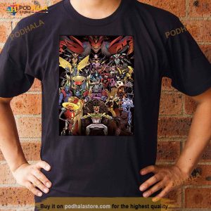Mighty Morphin Power Rangers All Villains Shirt 3