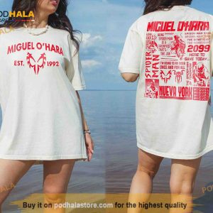 Miguel O'hara 1992 Spiderman Shirt, Spider-Man Across The Spider-Verse Sweatshirt