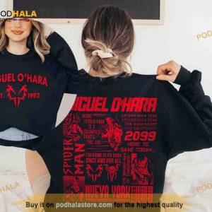 Miguel O'hara Spiderman Vintage Shirt, Marvel Avengers Spiderman T-Shirt