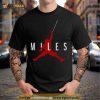 Miles Morales Air Jordan Parody Logo Spider Verse Shirt