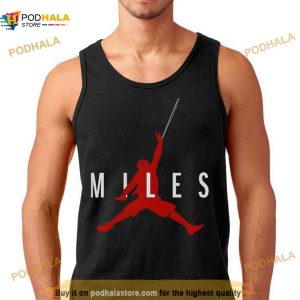 Miles Morales Air Jordan Parody Logo Spider Verse Shirt 3