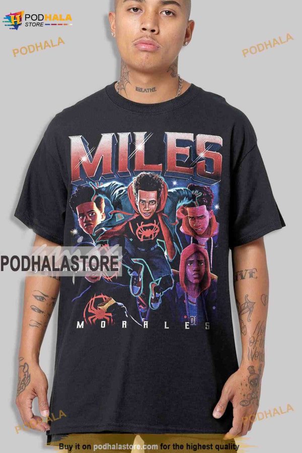 Miles Morales Shirt, Spider-Man Across the Spider-Verse Gifts